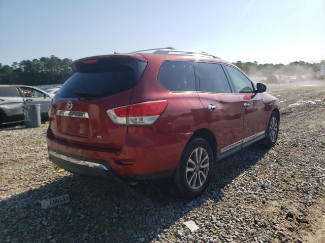 5N1AR2MN1FC677461 - 2015 NISSAN PATHFINDER S წითელი ფოტო 4