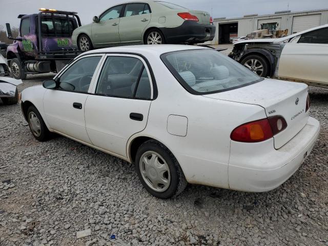 1NXBR12E41Z523038 - 2001 TOYOTA COROLLA CE WHITE photo 2