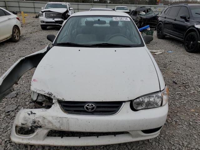 1NXBR12E41Z523038 - 2001 TOYOTA COROLLA CE WHITE photo 5