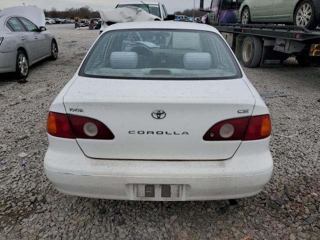 1NXBR12E41Z523038 - 2001 TOYOTA COROLLA CE WHITE photo 6