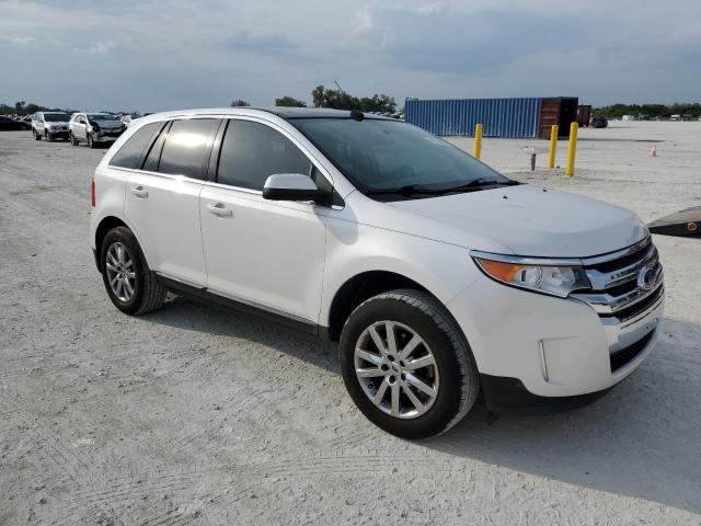 2FMDK3KCXEBA44884 - 2014 FORD EDGE LIMITED WHITE photo 4