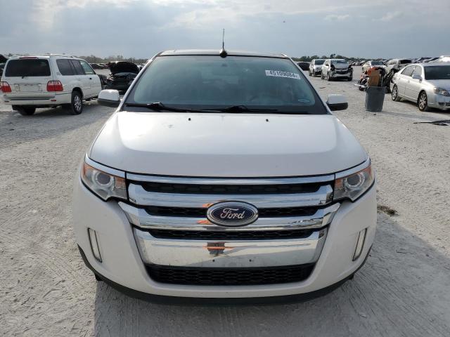 2FMDK3KCXEBA44884 - 2014 FORD EDGE LIMITED WHITE photo 5