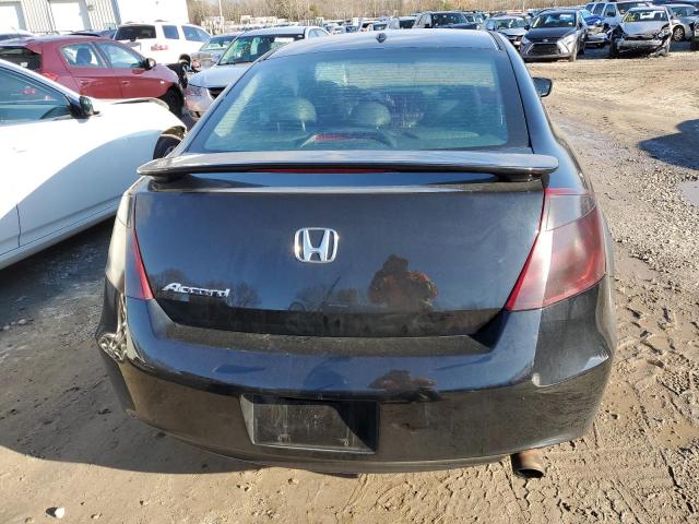 1HGCS12868A025329 - 2008 HONDA ACCORD EXL BLACK photo 6