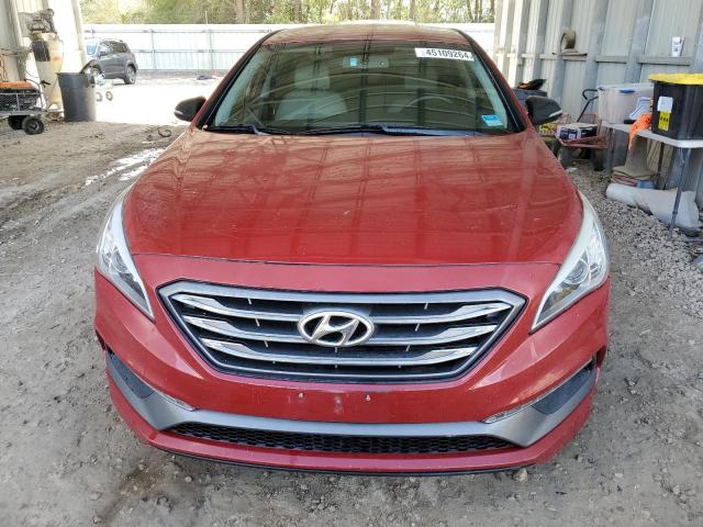 5NPE34AF8FH092784 - 2015 HYUNDAI SONATA SPORT BURGUNDY photo 5