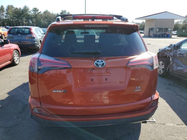 JTMBFREV7GD189622 - 2016 TOYOTA RAV4 LE ORANGE photo 6