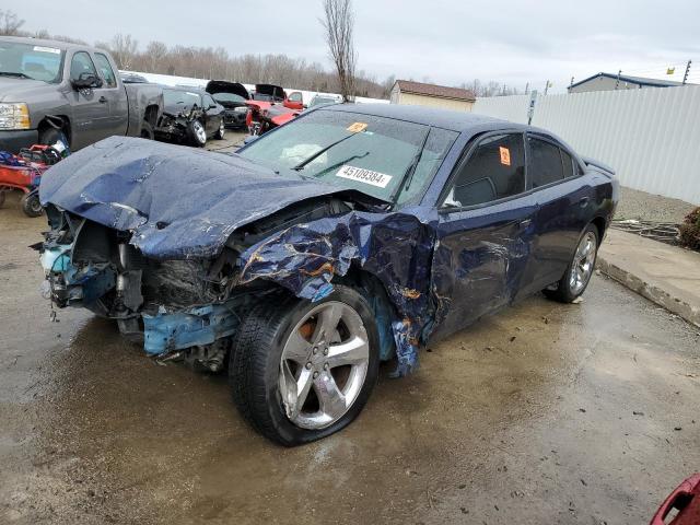 2C3CDXBG5EH321818 - 2014 DODGE CHARGER SE BLUE photo 1