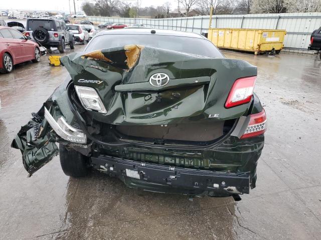 4T1BF3EK3BU654159 - 2011 TOYOTA CAMRY BASE GREEN photo 6