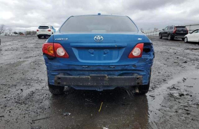 2T1BU4EE2AC287602 - 2010 TOYOTA COROLLA BASE BLUE photo 6