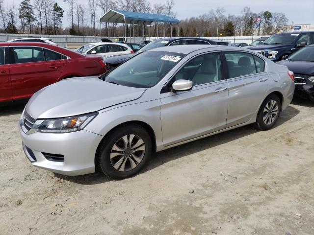 1HGCR2F39EA159134 - 2014 HONDA ACCORD LX SILVER photo 1