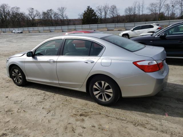 1HGCR2F39EA159134 - 2014 HONDA ACCORD LX SILVER photo 2