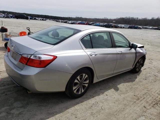 1HGCR2F39EA159134 - 2014 HONDA ACCORD LX SILVER photo 3