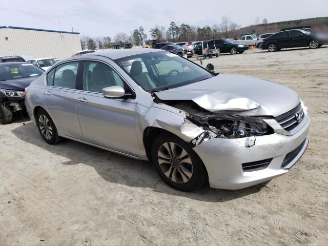 1HGCR2F39EA159134 - 2014 HONDA ACCORD LX SILVER photo 4