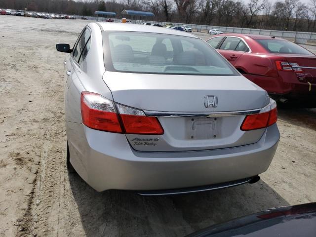 1HGCR2F39EA159134 - 2014 HONDA ACCORD LX SILVER photo 6