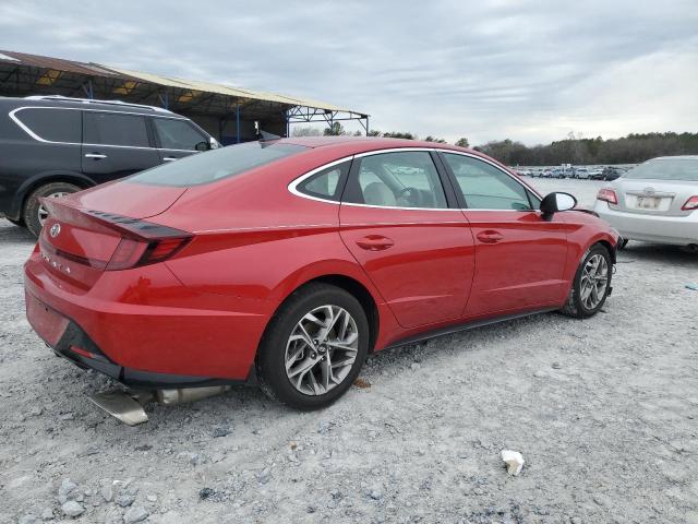 KMHL64JA9MA146113 - 2021 HYUNDAI SONATA SEL RED photo 3