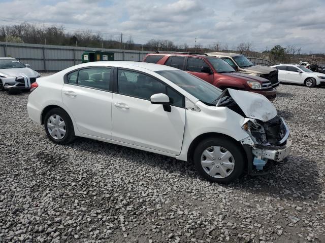 19XFB2F5XEE253179 - 2014 HONDA CIVIC LX WHITE photo 4