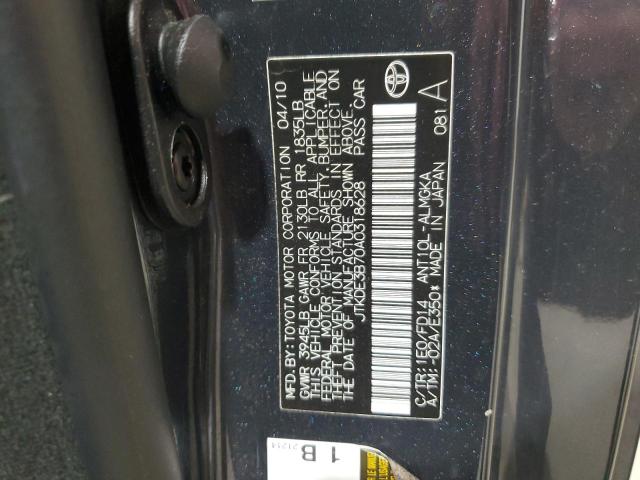 JTKDE3B70A0318628 - 2010 TOYOTA SCION TC 灰色 照片 12