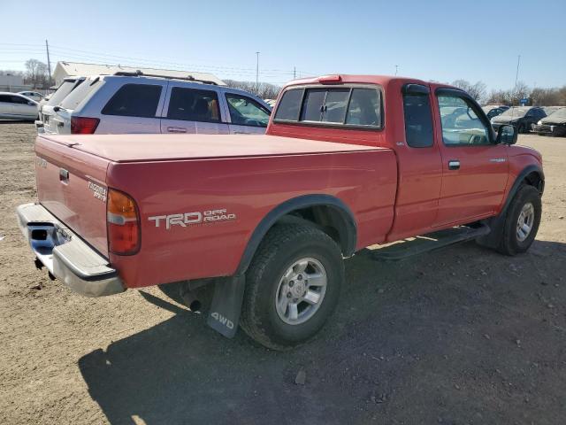 4TAWN72N8YZ578167 - 2000 TOYOTA TACOMA XTRACAB RED photo 3