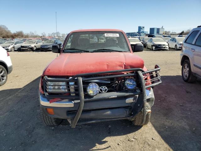 4TAWN72N8YZ578167 - 2000 TOYOTA TACOMA XTRACAB RED photo 5