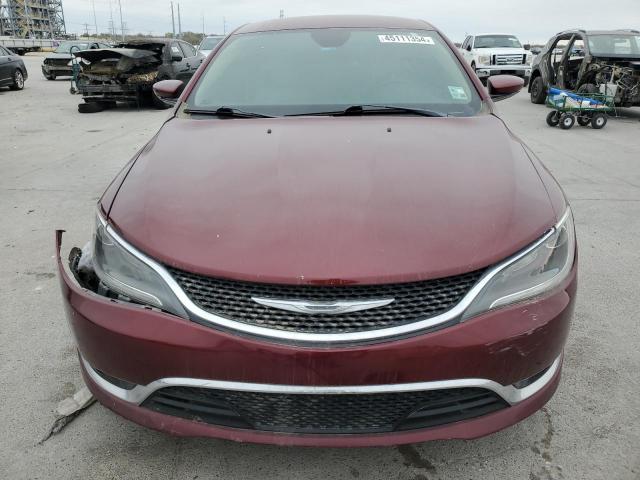 1C3CCCCG2FN549052 - 2015 CHRYSLER 200 C RED photo 5