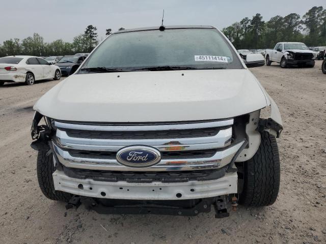 2FMDK3JC6DBB56680 - 2013 FORD EDGE SEL WHITE photo 5