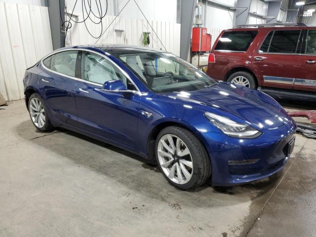 5YJ3E1EB9JF135396 - 2018 TESLA MODEL 3 BLUE photo 4