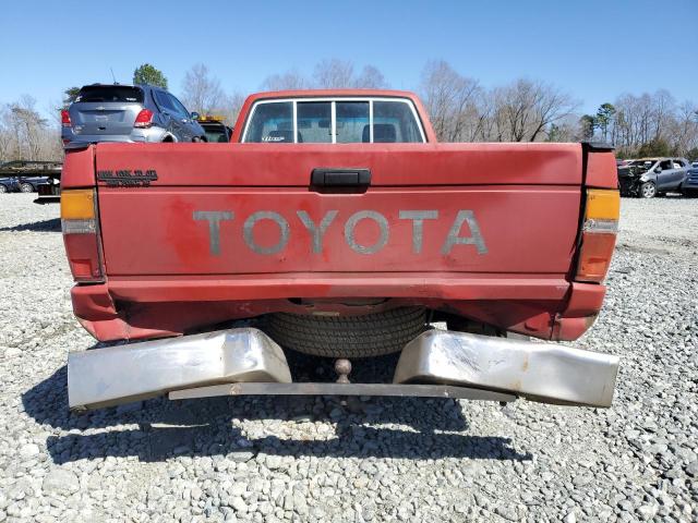 JT4RN70D2H0045697 - 1987 TOYOTA PICKUP XTRACAB RN70 DLX RED photo 6