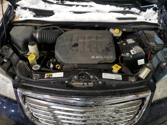 2C4RC1CG7DR646466 - 2013 CHRYSLER TOWN & COU TOURING L BLUE photo 12