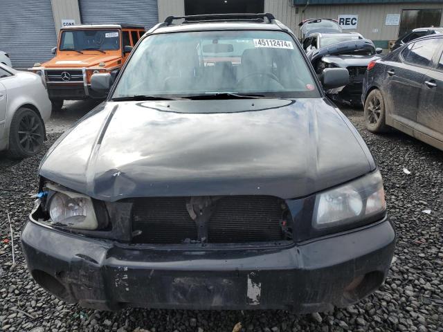 JF1SG65673G700328 - 2003 SUBARU FORESTER 2.5XS Siyah fotoğraf 5