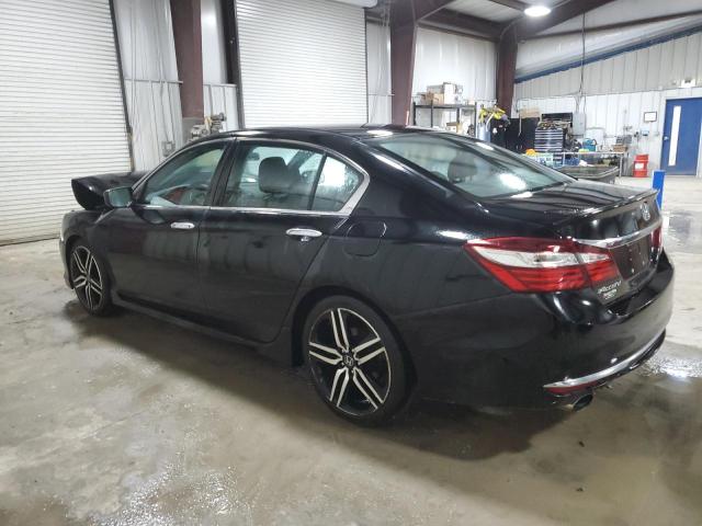 1HGCR2F5XHA005053 - 2017 HONDA ACCORD SPORT BLACK photo 2