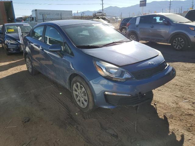 KNADM4A35G6676910 - 2016 KIA RIO LX BLUE photo 4