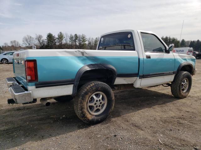 1B7GG26Y1TS551405 - 1996 DODGE DAKOTA WHITE photo 3