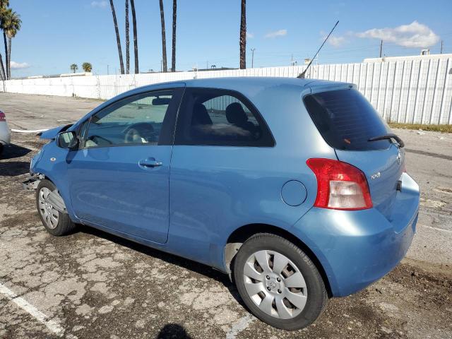 JTDJT923275130351 - 2007 TOYOTA YARIS BLUE photo 2