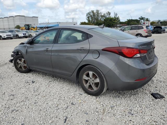 5NPDH4AE2EH510744 - 2014 HYUNDAI ELANTRA SE GRAY photo 2