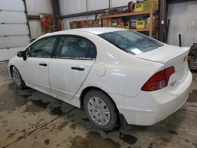 2HGFA16278H109280 - 2008 HONDA CIVIC DX WHITE photo 2