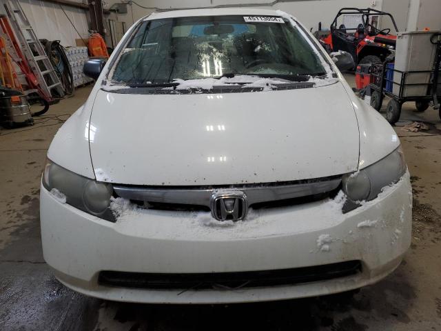 2HGFA16278H109280 - 2008 HONDA CIVIC DX WHITE photo 5