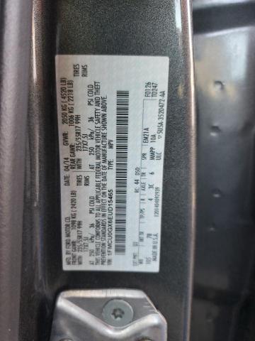 1FMCU0GX6EUD15465 - 2014 FORD ESCAPE SE GRAY photo 13