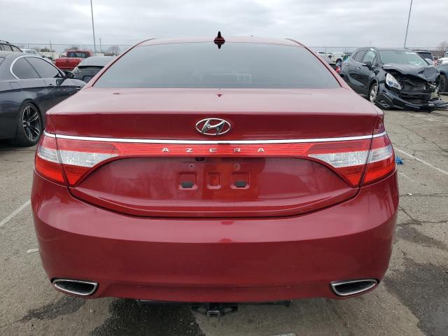 KMHFG4JG4DA240382 - 2013 HYUNDAI AZERA RED photo 6