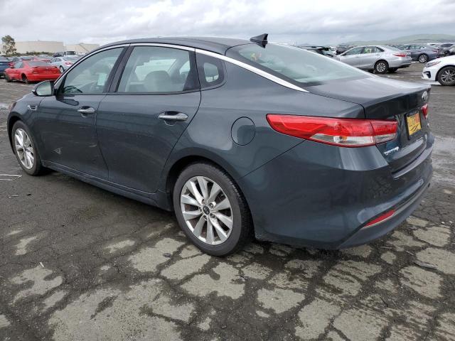 5XXGU4L33GG007047 - 2016 KIA OPTIMA EX GRAY photo 2