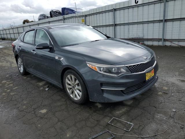 5XXGU4L33GG007047 - 2016 KIA OPTIMA EX GRAY photo 4