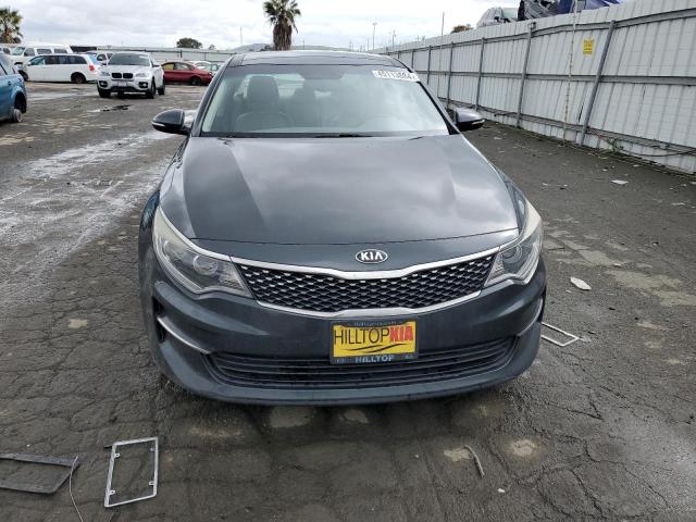 5XXGU4L33GG007047 - 2016 KIA OPTIMA EX GRAY photo 5