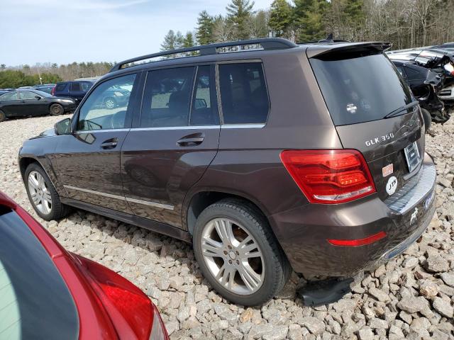 WDCGG8JB4EG244719 - 2014 MERCEDES-BENZ GLK 350 4MATIC BROWN photo 2