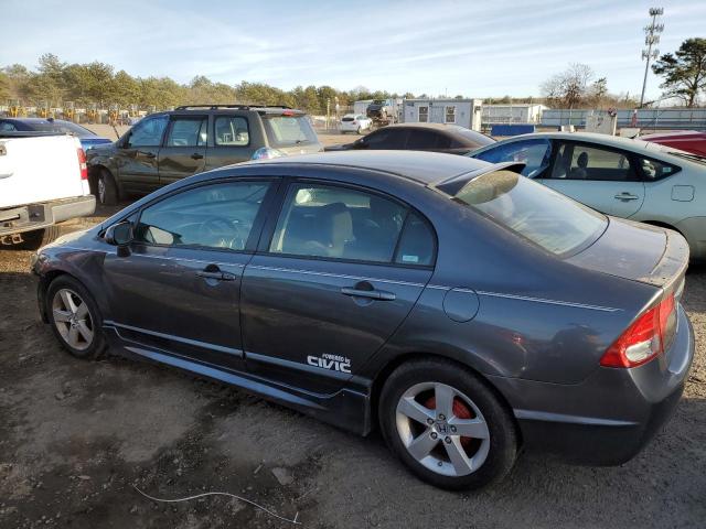 2HGFA16669H320555 - 2009 HONDA CIVIC LX-S GRAY photo 2