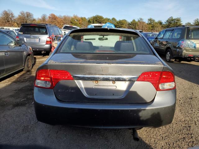 2HGFA16669H320555 - 2009 HONDA CIVIC LX-S Մոխրագույն լուսանկար 6