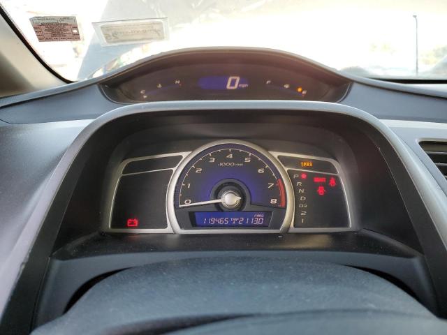 2HGFA16669H320555 - 2009 HONDA CIVIC LX-S Մոխրագույն լուսանկար 9