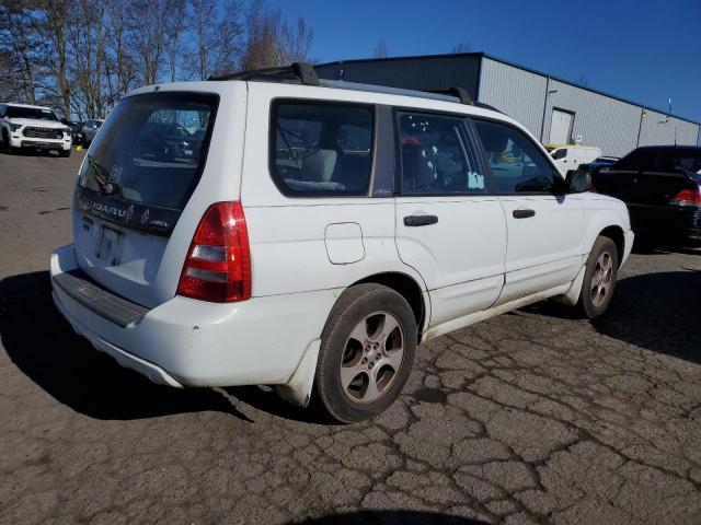 JF1SG65633H765347 - 2003 SUBARU FORESTER 2.5XS თეთრი ფოტო 3