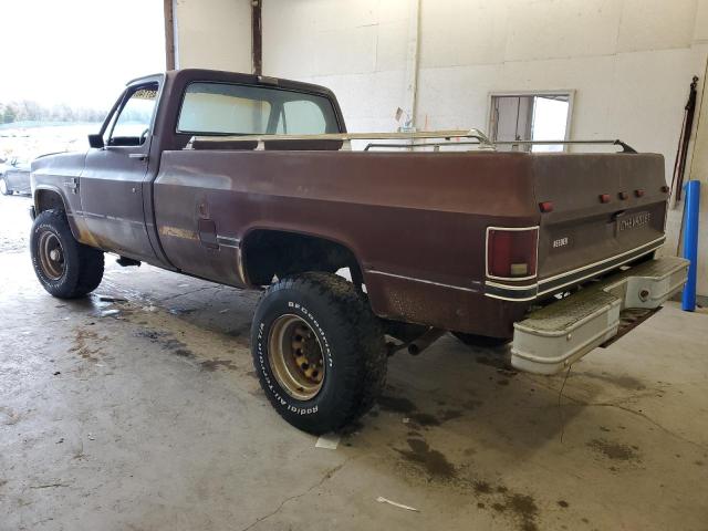 2GCHK34T5D1156290 - 1983 CHEVROLET K30 BURGUNDY photo 2