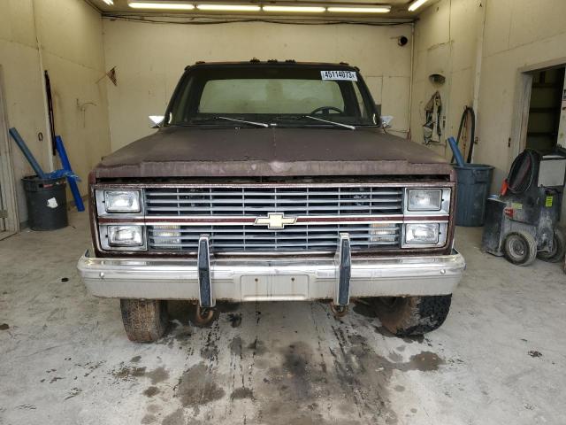 2GCHK34T5D1156290 - 1983 CHEVROLET K30 BURGUNDY photo 5