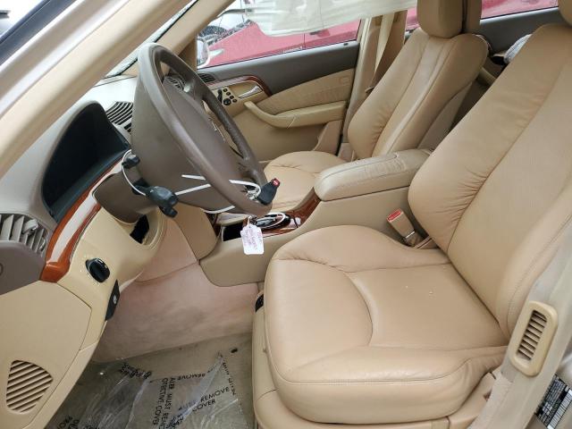 WDBNG83J04A396742 - 2004 MERCEDES-BENZ S 430 4MATIC GOLD photo 7