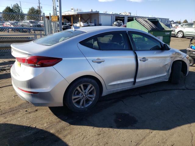 5NPD84LF9JH240802 - 2018 HYUNDAI ELANTRA SEL SILVER photo 3