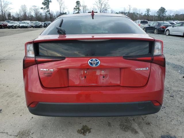 JTDKAMFU9N3173769 - 2022 TOYOTA PRIUS NIGHT SHADE RED photo 6